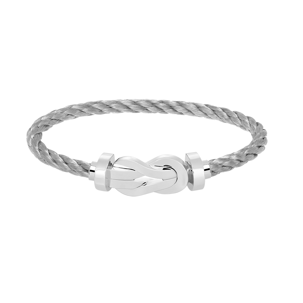 [GALE]CHANCE LARGE 8 FIGURE BUCKLE NO DIAMOND BRACELET SILVER