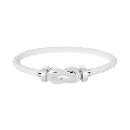 [GALE]CHANCE LARGE 8 FIGURE BUCKLE NO DIAMOND BRACELET SILVER