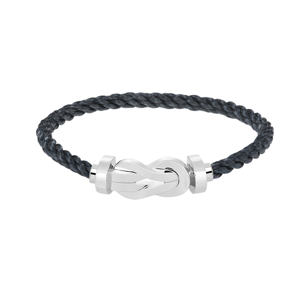 [GALE]CHANCE LARGE 8 FIGURE BUCKLE NO DIAMOND BRACELET SILVER