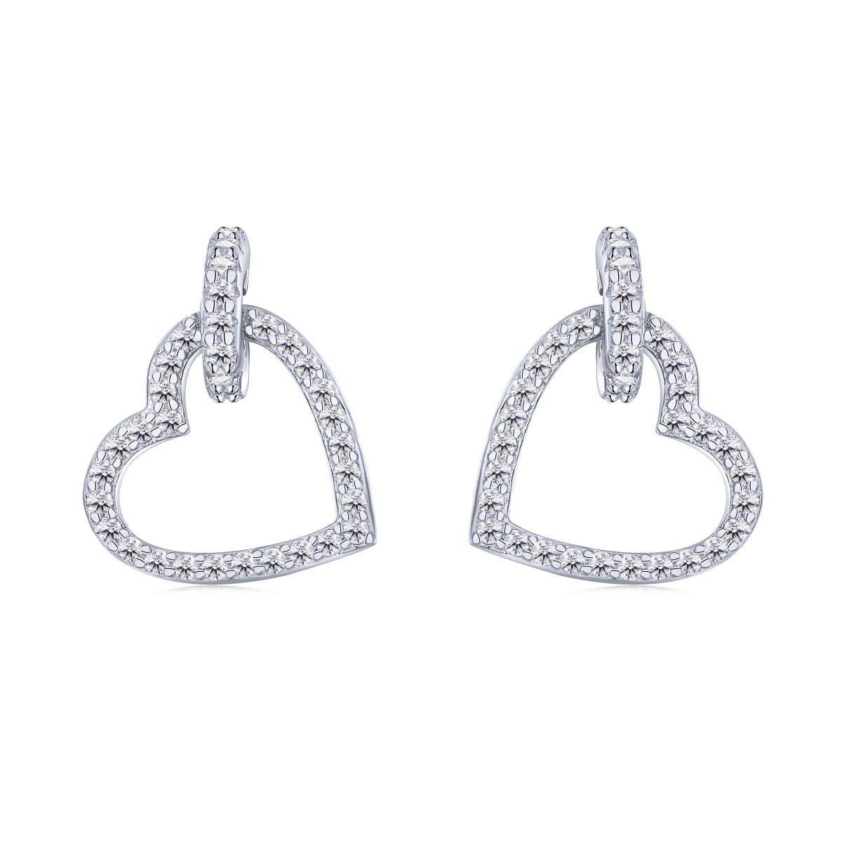 [GALE]Dainty Heart Shape Earrings