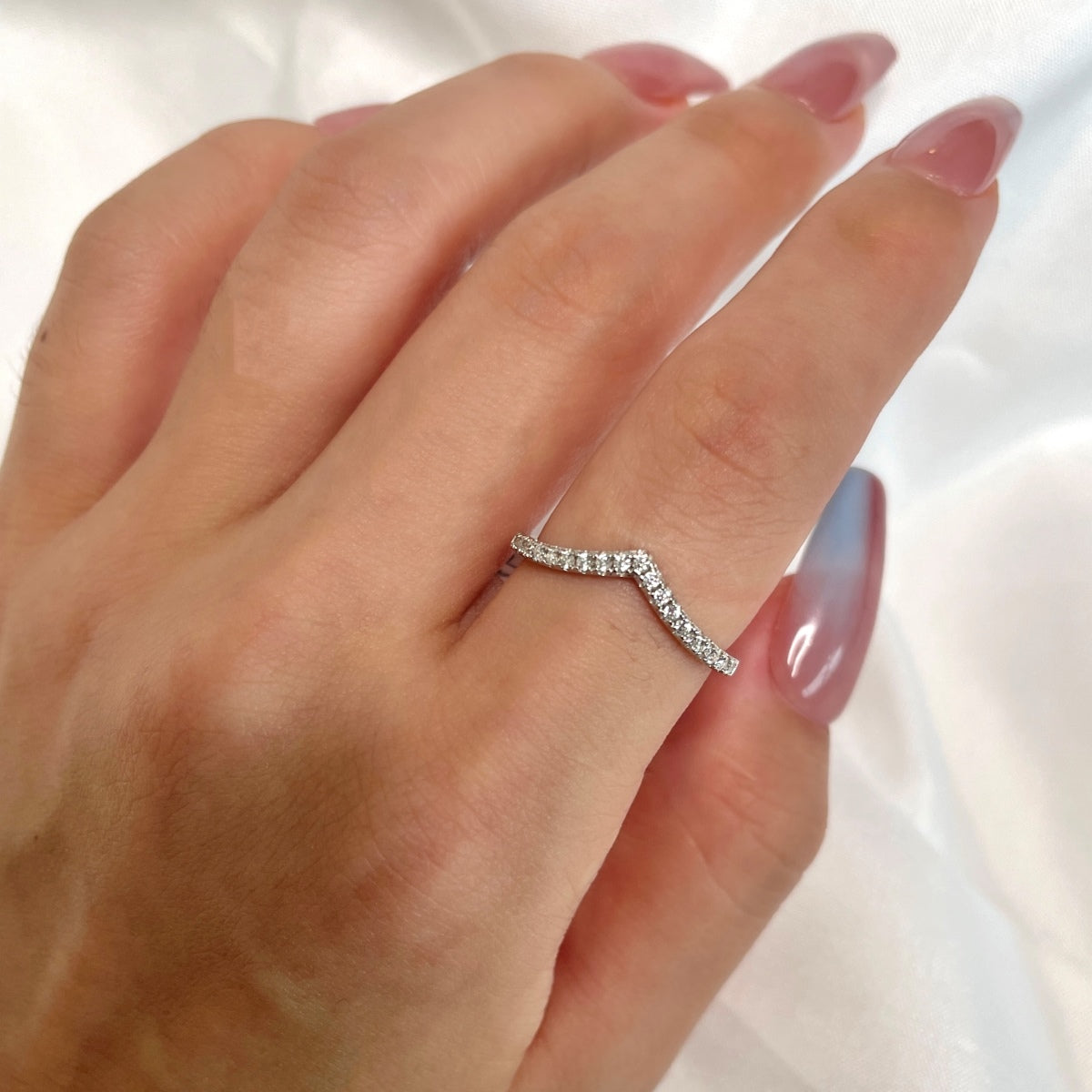 [GALE]Elaborate Tennis Band Ring