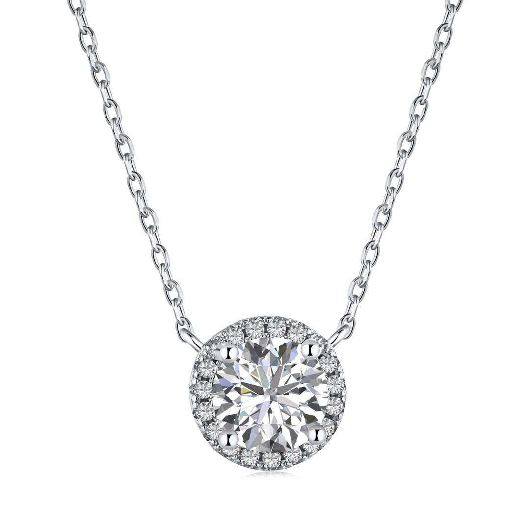 [GALE]Luxurious Round Cut Necklace