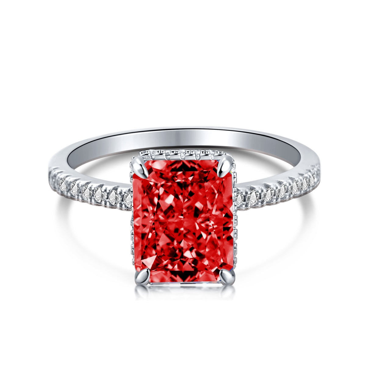 [GALE]4.0 Carat Luxurious Engagement Ring