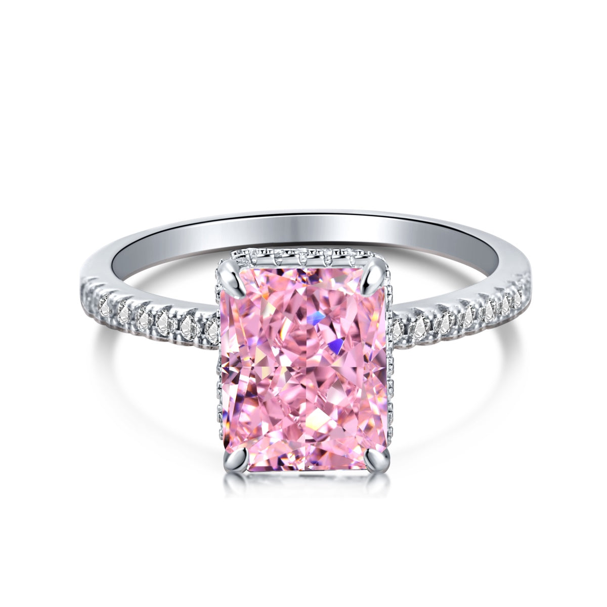 [GALE]4.0 Carat Luxurious Engagement Ring