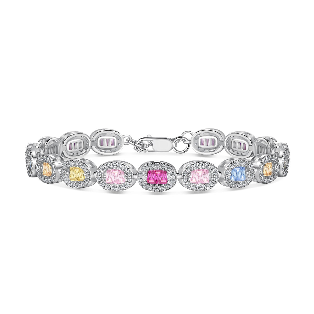 [GALE]Exquisite Ornate Emerald Cut Daily Bracelet