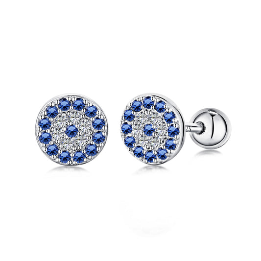 [GALE]Devil's Eye Ear Bone Nail Earrings