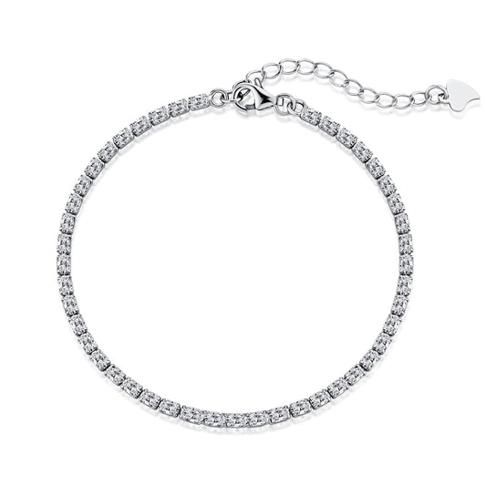 [GALE]Elegant Emerald Cut Daily Bracelet