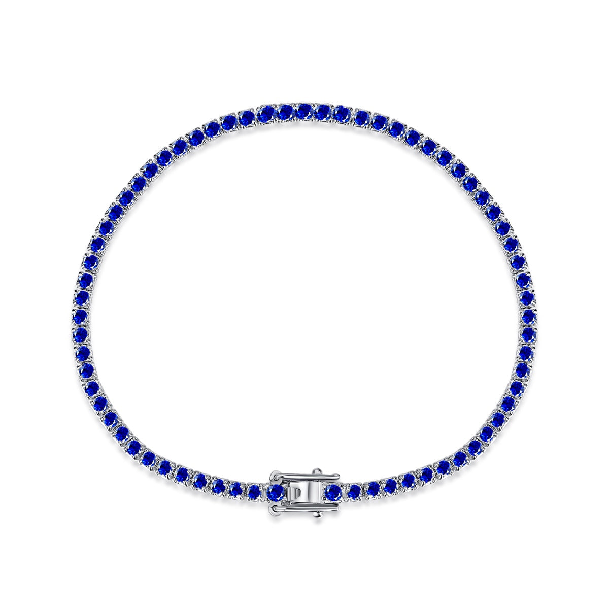 [GALE]Dazzling Colorful Round Cut Daily Bracelet