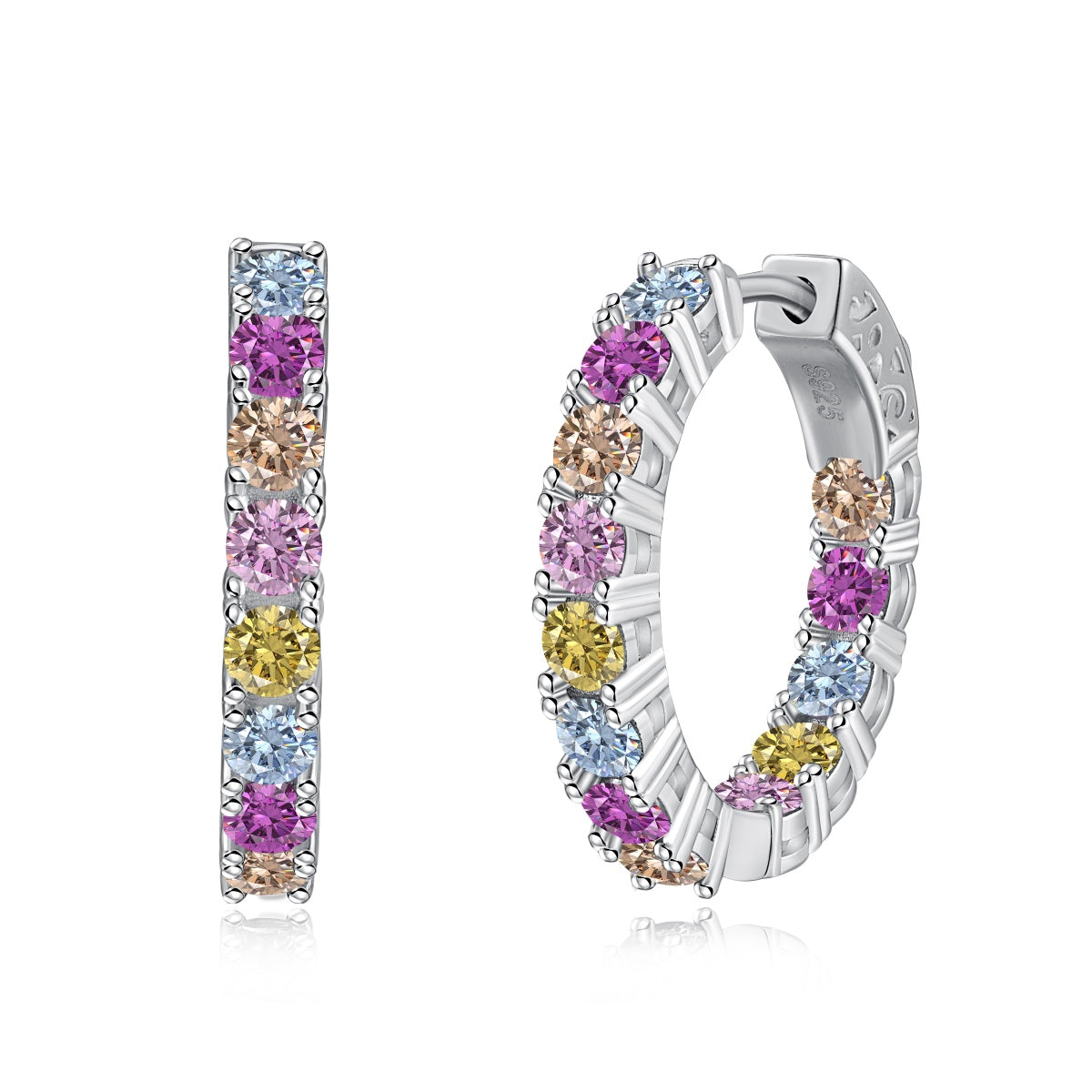 [GALE]Unique Round Cut Daily Earrings