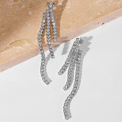 [GALE]Luxurious Dainty Banquet Earrings