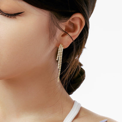 [GALE]Luxurious Dainty Banquet Earrings