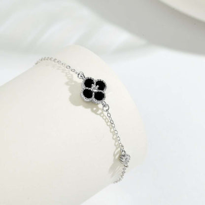 [GALE]Delicate Four Leaf Clover Bracelet