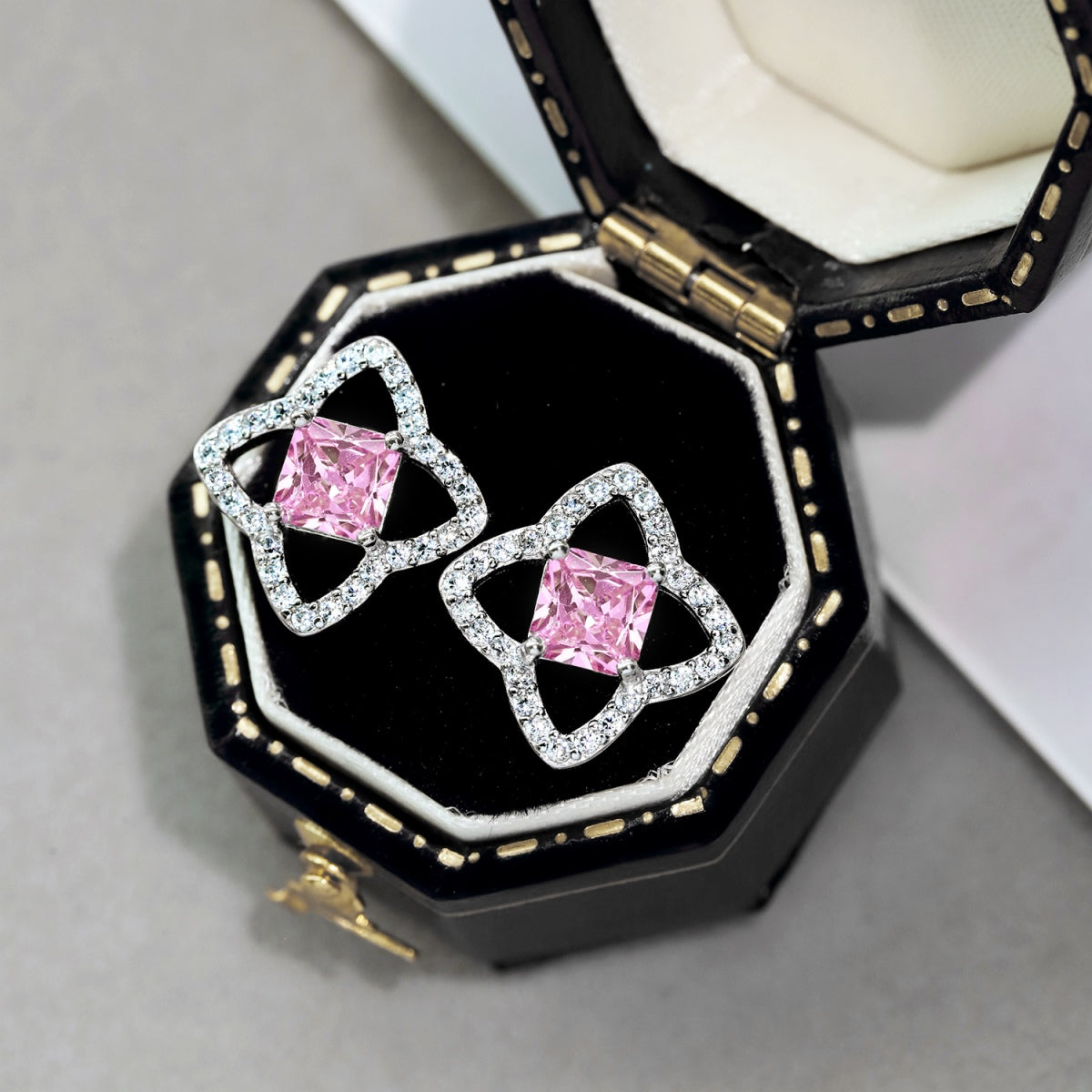 [GALE]Elegant Star Shape Princess Cut Daily Earrings