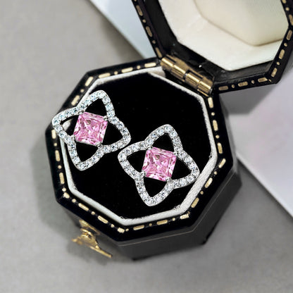 [GALE]Elegant Star Shape Princess Cut Daily Earrings