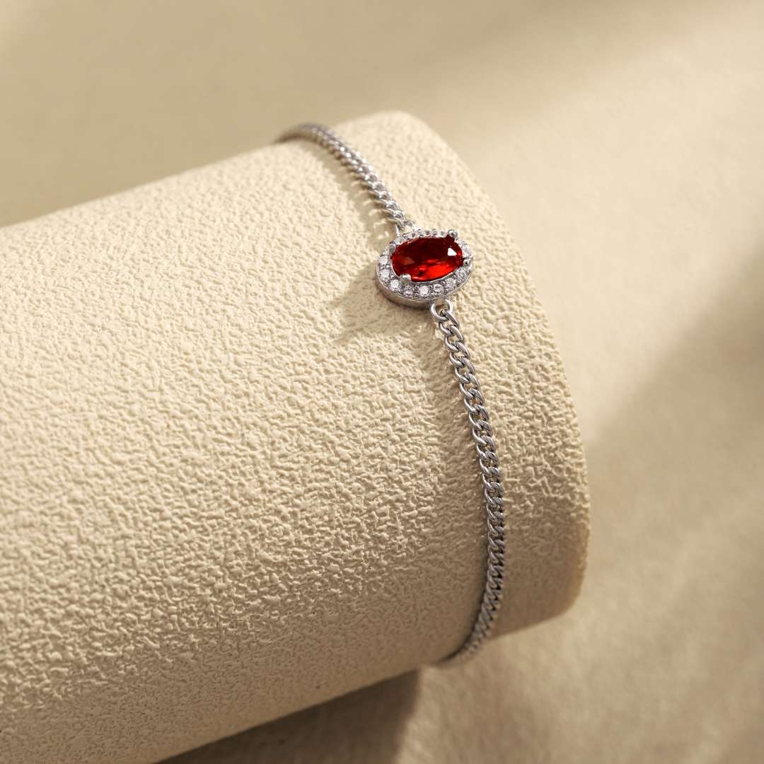 [GALE]Exquisite Oval Shape Bracelet