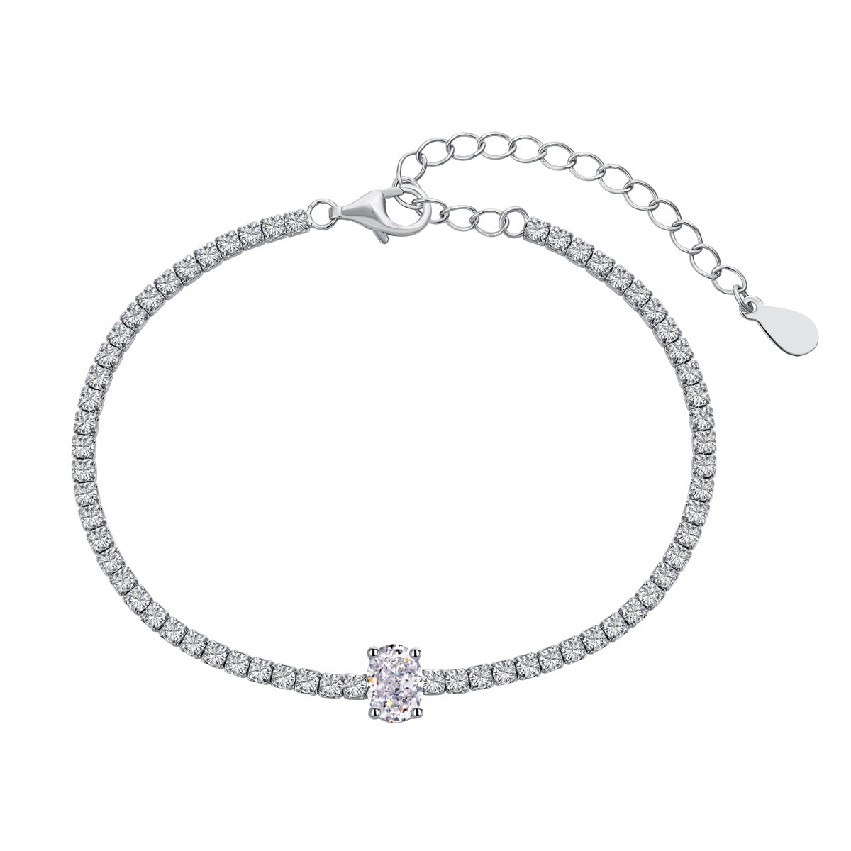 [GALE]0.75 Carat Exquisite Oval Cut Daily Bracelet