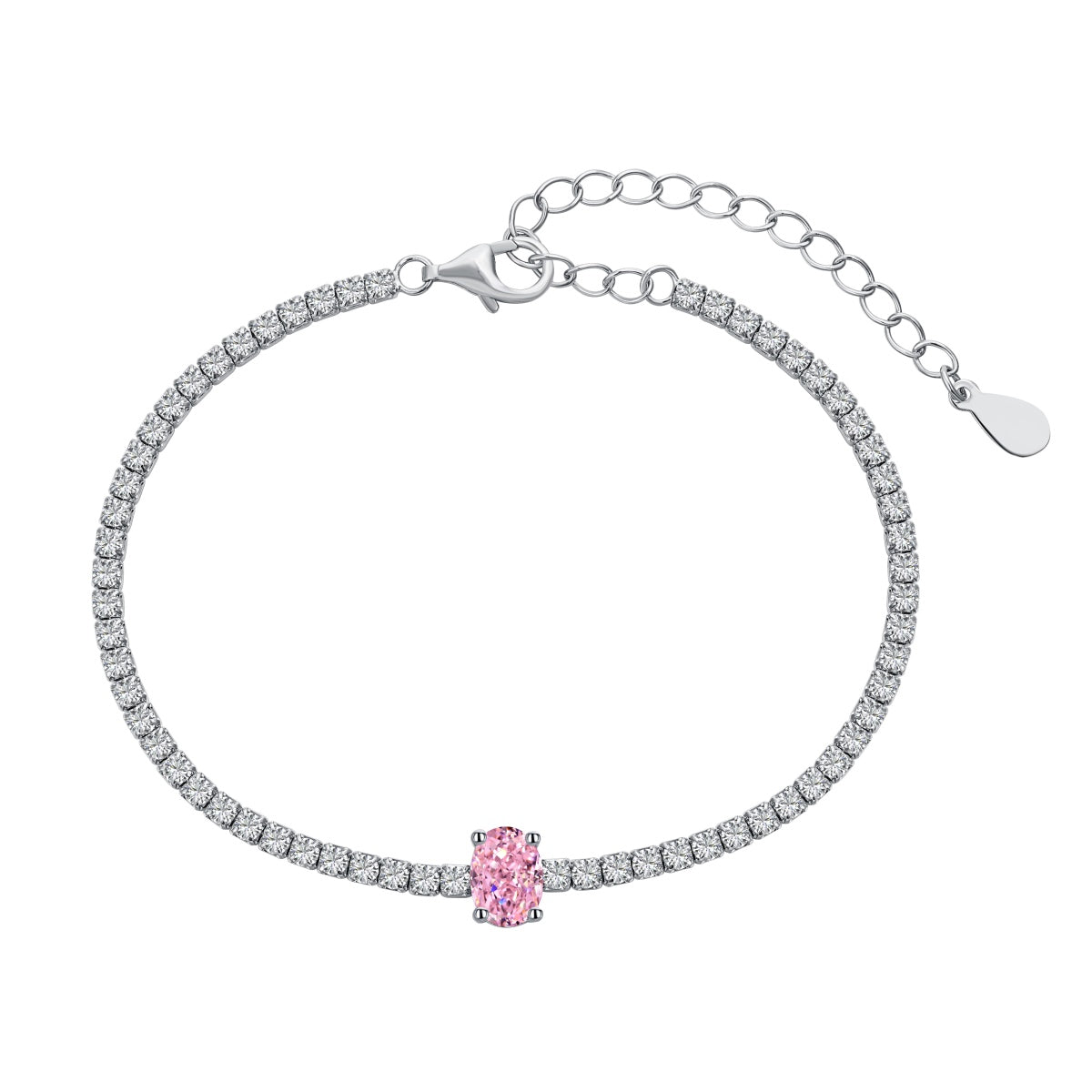 [GALE]0.75 Carat Exquisite Oval Cut Daily Bracelet