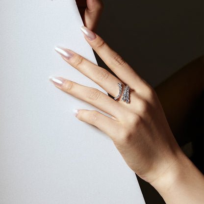 [GALE]Unique Vivid Snake Shape Daily Ring