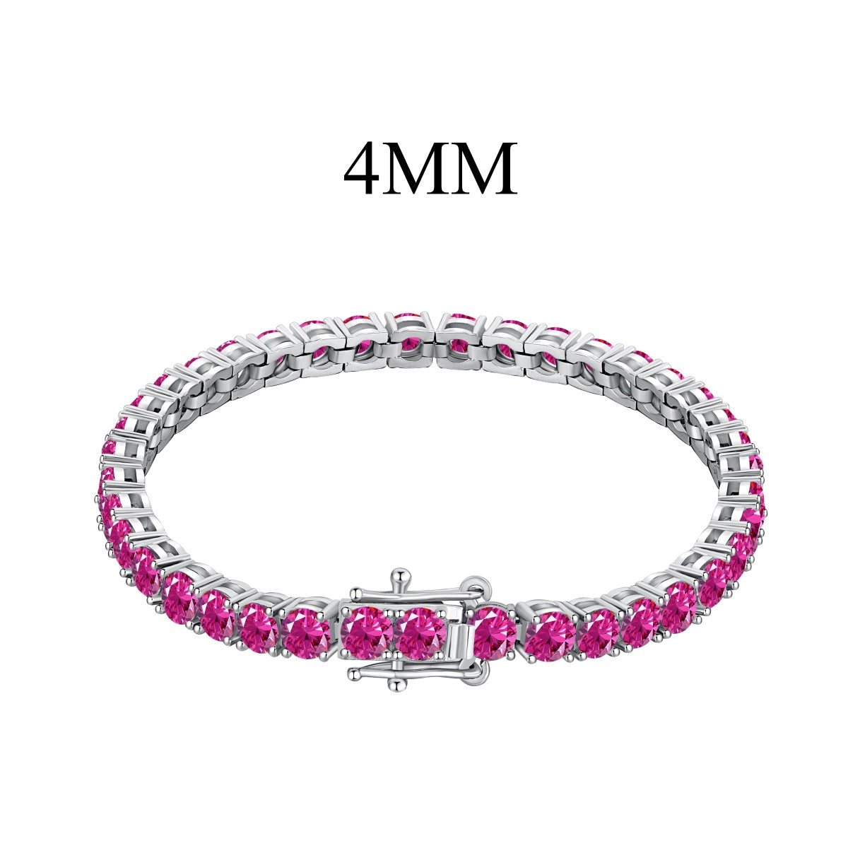 [GALE]Radiant Colorful Round Cut Party Bracelet