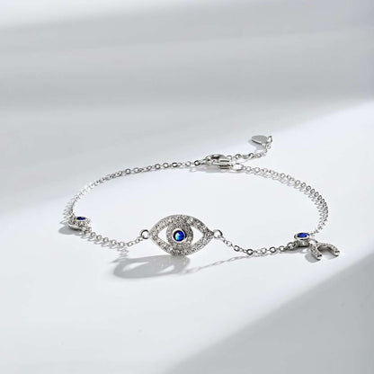 [GALE]Dainty Eye Shape Necklace