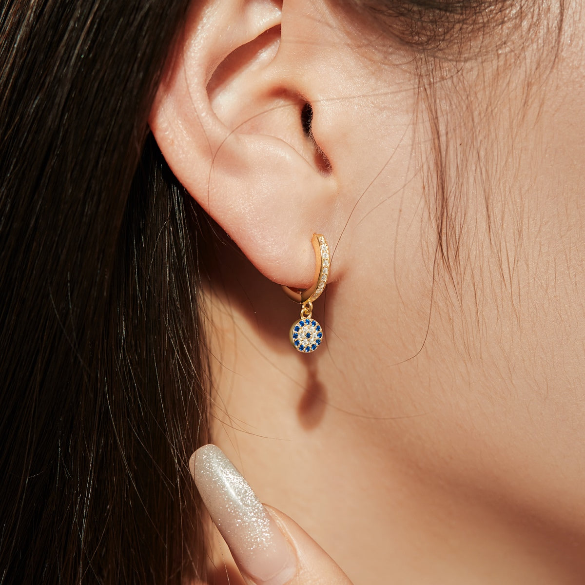 [GALE]Unique Devil Eye Earrings