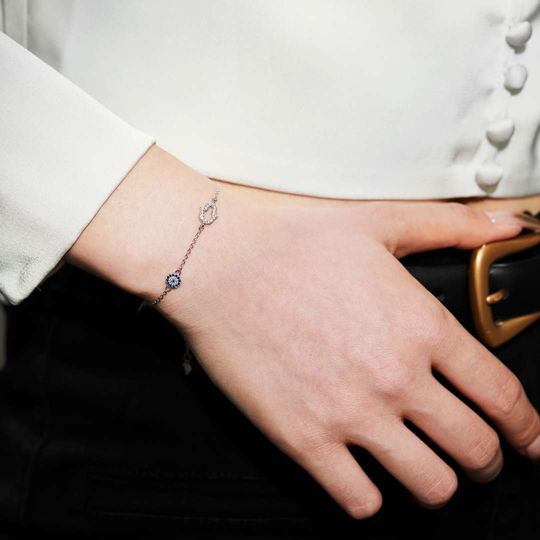 [GALE]Gost Shape & Round Shape Necklace