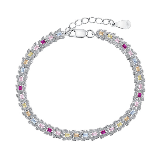 [GALE]Delicate Colorful Multi Cut Daily Bracelet