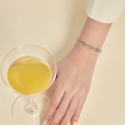 [GALE]Dazzling Colorful Daily Bracelet