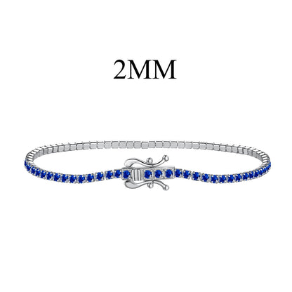 [GALE]Radiant Colorful Round Cut Party Bracelet