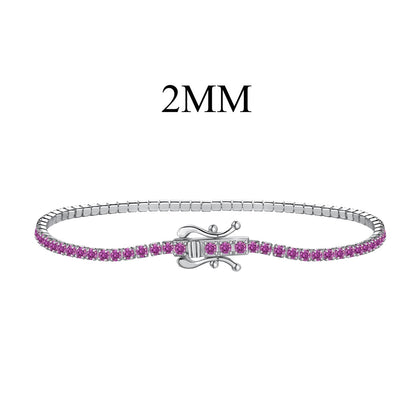 [GALE]Radiant Colorful Round Cut Party Bracelet
