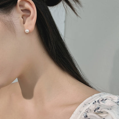 [GALE]Delicate Pearl Earrings