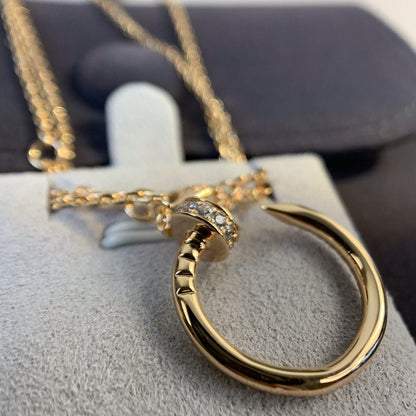 [GALE]JUSTE NECKLACE PINK GOLD DIAMONDS
