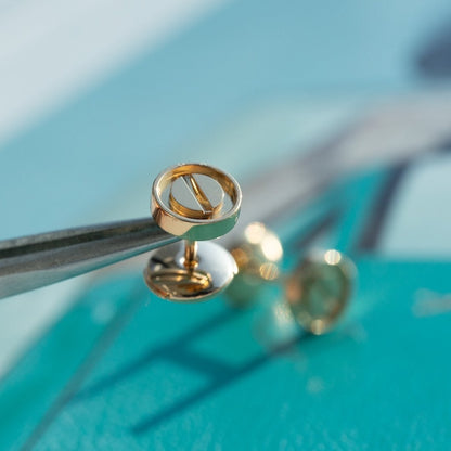 [NOVO] LOVE OHRRINGE ROSÉGOLD 10MM