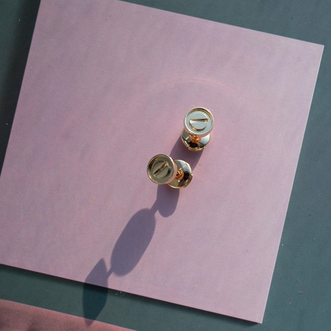 [NOVO] LOVE OHRRINGE ROSÉGOLD 10MM