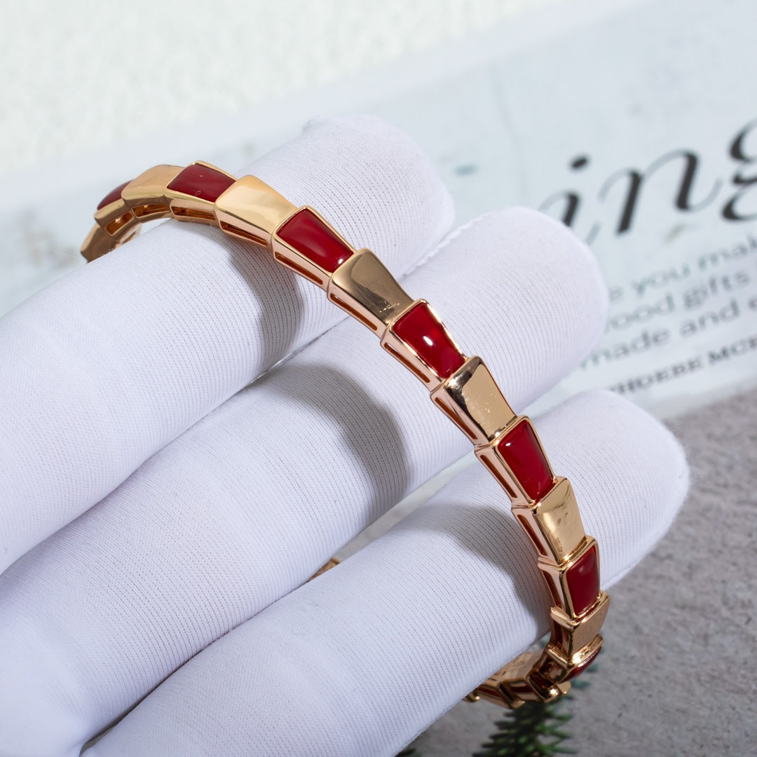 [GALE]SERPENTI BRACELET PINK GOLD RUBELLITE