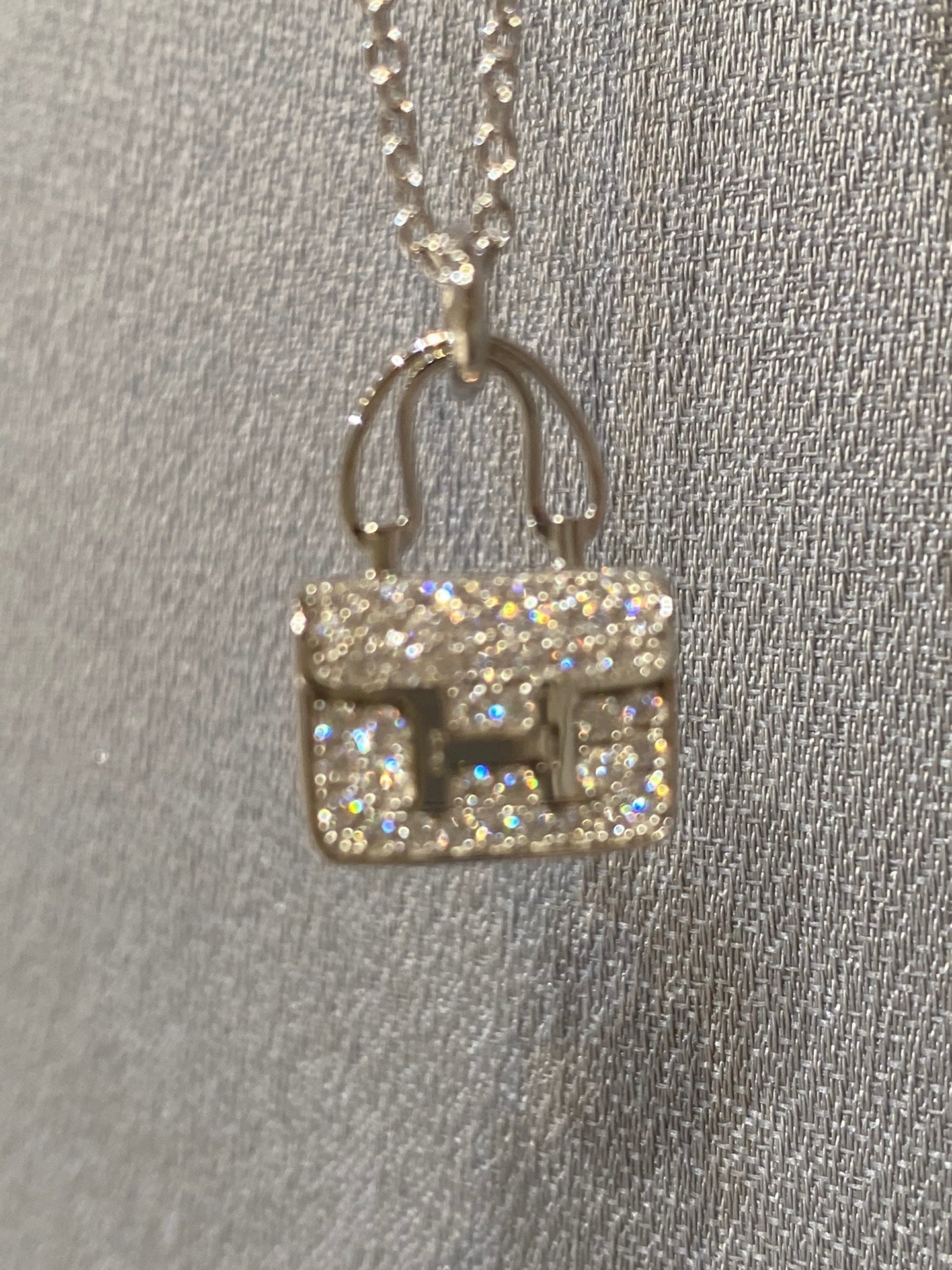 [GALE]CONSTANCE PEDANT DIAMOND NECKLACE