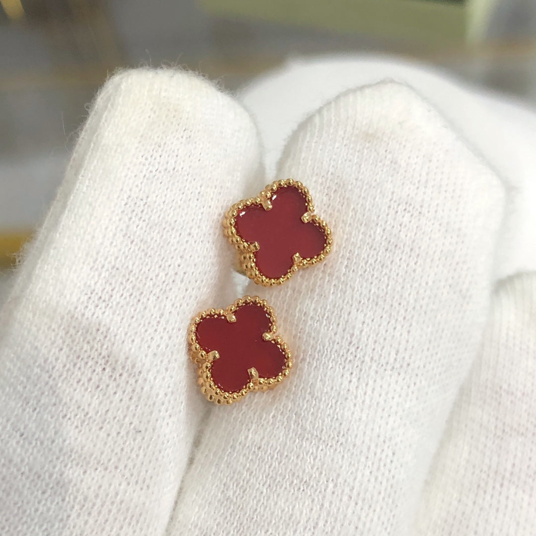 [GALE]CLOVER MINI GOLD EARRINGS