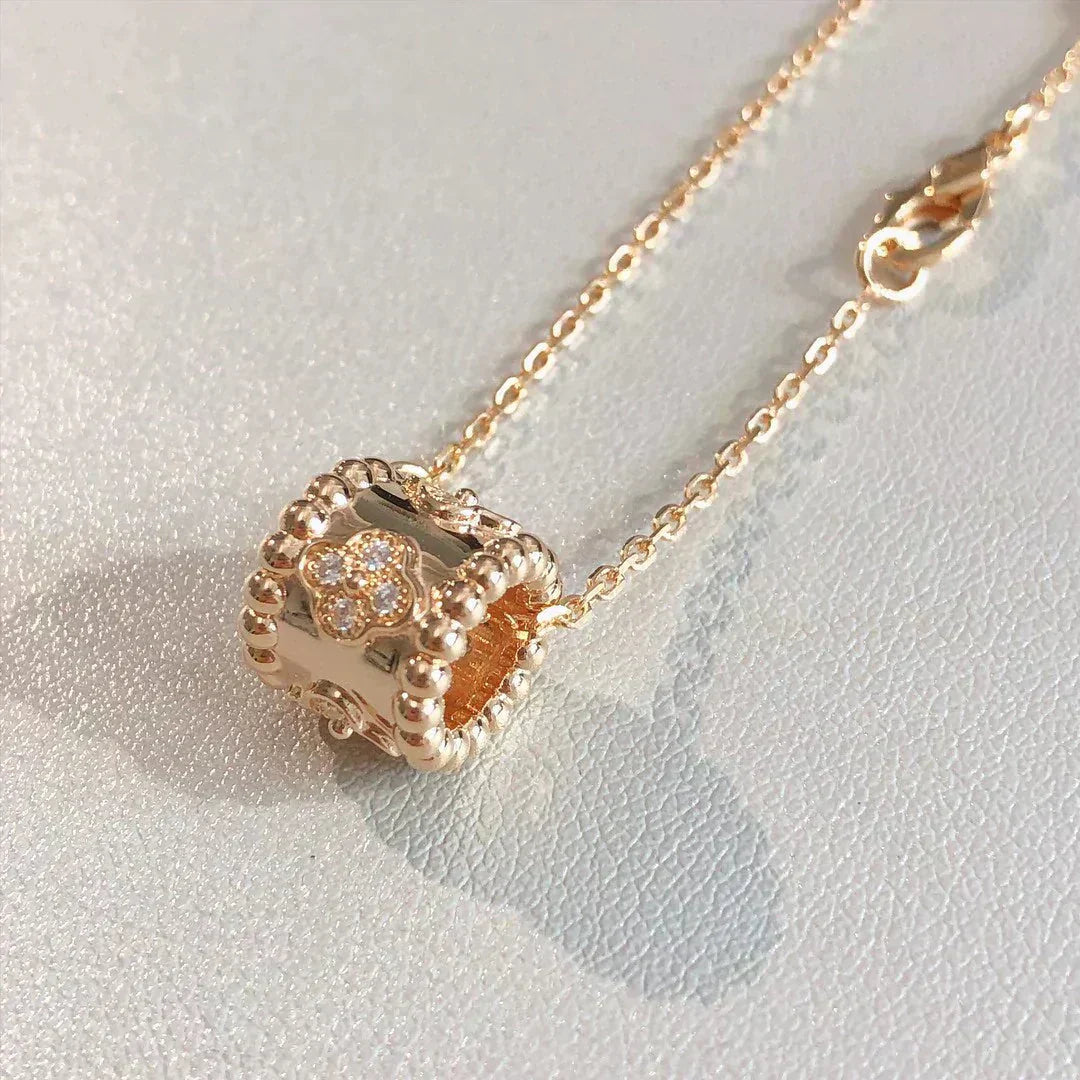 [NOVO]PERLEE Anhängerkette Gold / Roségold