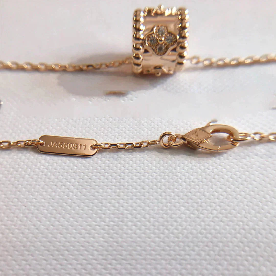 [NOVO]PERLEE Anhängerkette Gold / Roségold