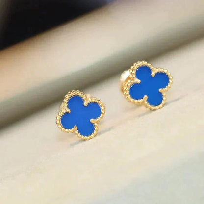 [NOVO]CLOVER MINI 9,5MM TÜRKIS-OHRRINGE