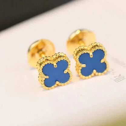 [NOVO]CLOVER MINI 9,5MM TÜRKIS-OHRRINGE