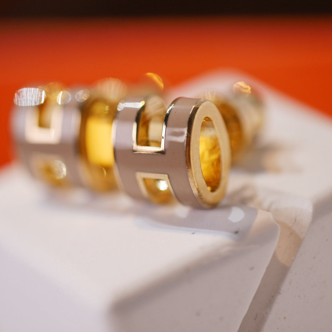 [NOVO] MINI POP H GOLDENE OHRRINGE GRAU