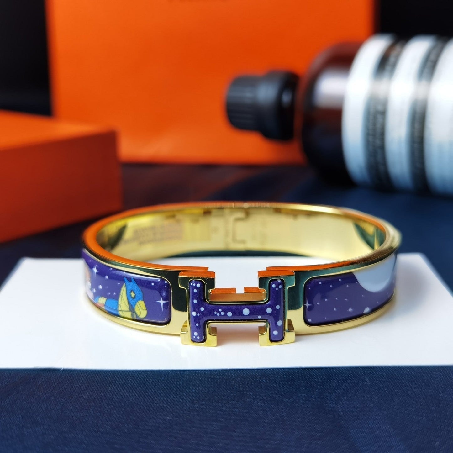 [GALE]H STAR AND MOON BRACELET 12MM