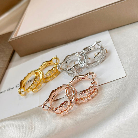 [GALE]SERPENTI EARRINGS DIAMOND