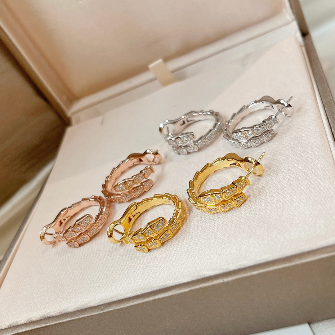 [GALE]SERPENTI EARRINGS DIAMOND
