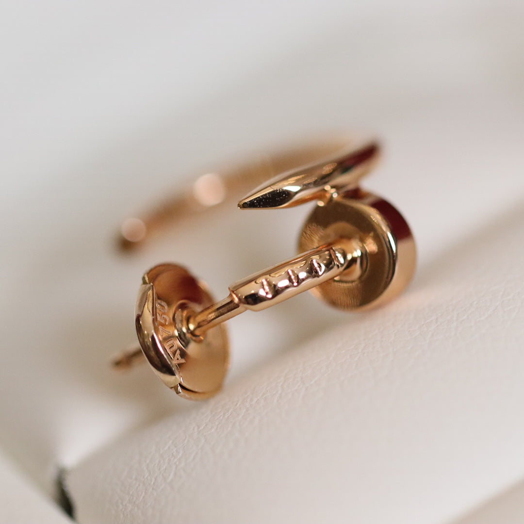 [GALE]JUSTE EARRINGS PINK GOLD