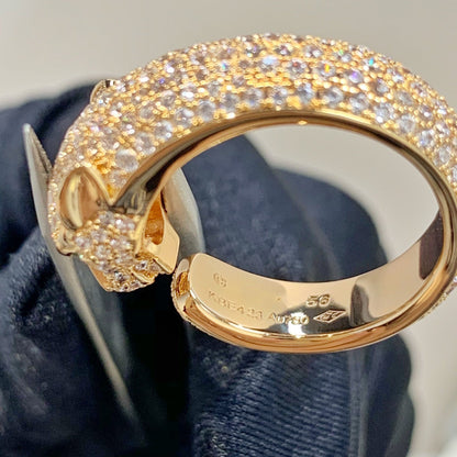[GALE]PANTHERE PINK GOLD DIAMOND RING