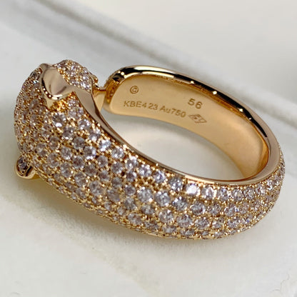 [GALE]PANTHERE PINK GOLD DIAMOND RING