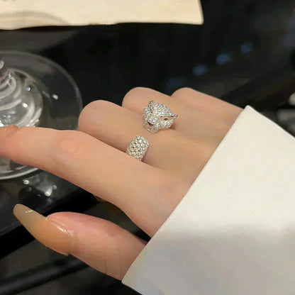 [GALE]PANTHERE 5.5MM ALL DIAMOND RING