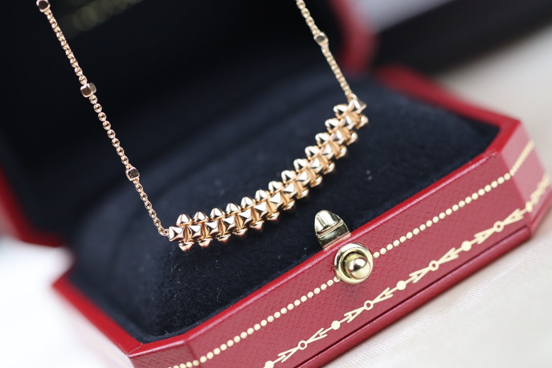 [GALE]CLASH PINK GOLD NECKLACE